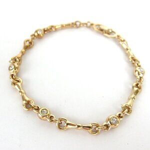 Authentic Christian Dior Bijoux bracelet metal [Used]